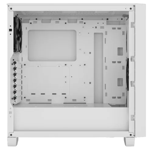 3000D AIRFLOW White Mid-Tower PC Case; 2x 3.5'' | 2x 2.5'' Drive Bays; Up to 360mm Radiator compatible; 2x 120mm fan incl - Image 5