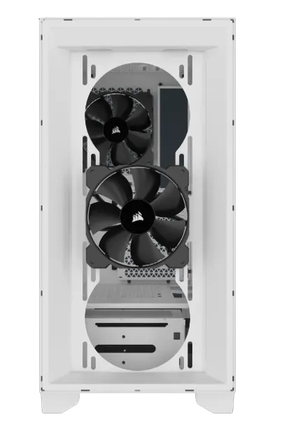3000D AIRFLOW White Mid-Tower PC Case; 2x 3.5'' | 2x 2.5'' Drive Bays; Up to 360mm Radiator compatible; 2x 120mm fan incl - Image 8