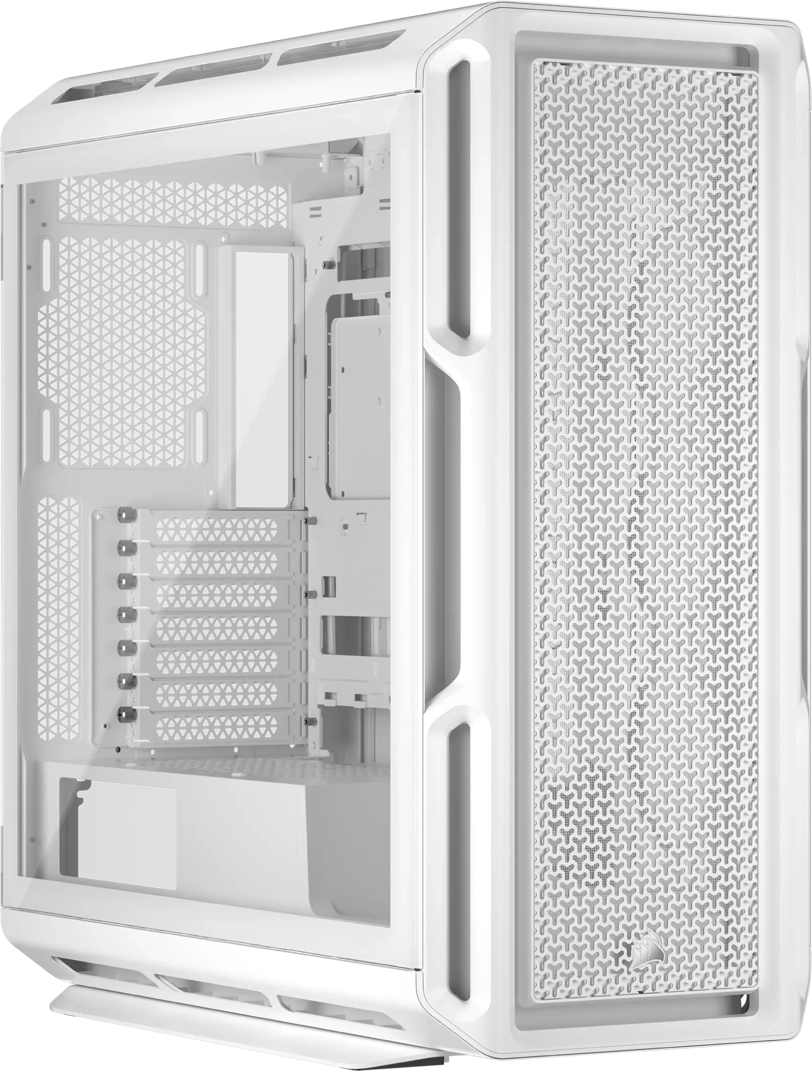 5000T Mid-Tower PC Case; White - Image 4