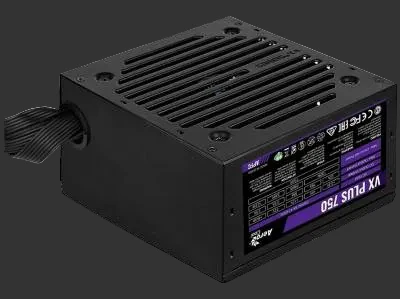 Aerocool VX PLUS 700W PSU - ATX 24 PIN; 1x 4+4PIN CPU; 6x SATA; 3x PATA; 1x PCIe 6+2PIN