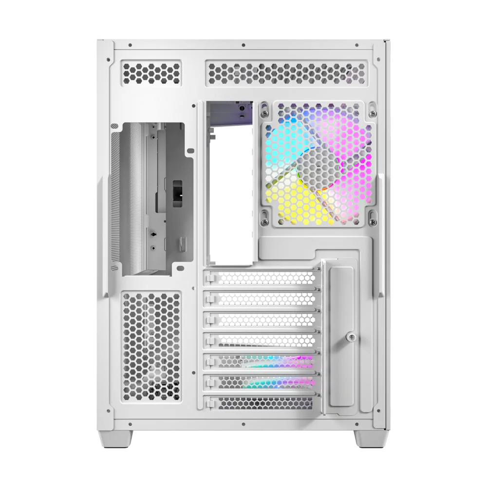 Antec C5 ARGB ATX DUAL Mid Tower Gaming Chassis – White - Image 2