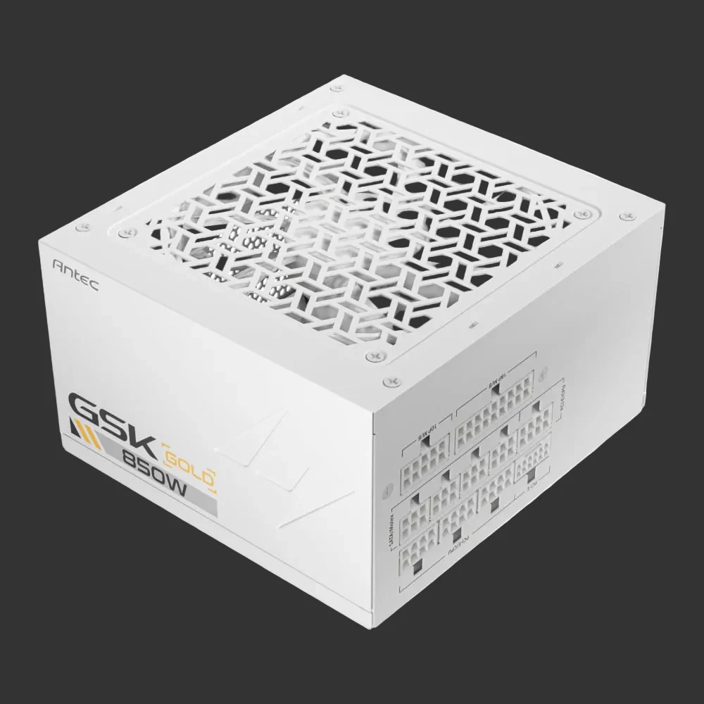 Antec GSK 850W GEN5 ATX3.1 and PCIE5.1 80 Plus Gold Fully Modular White