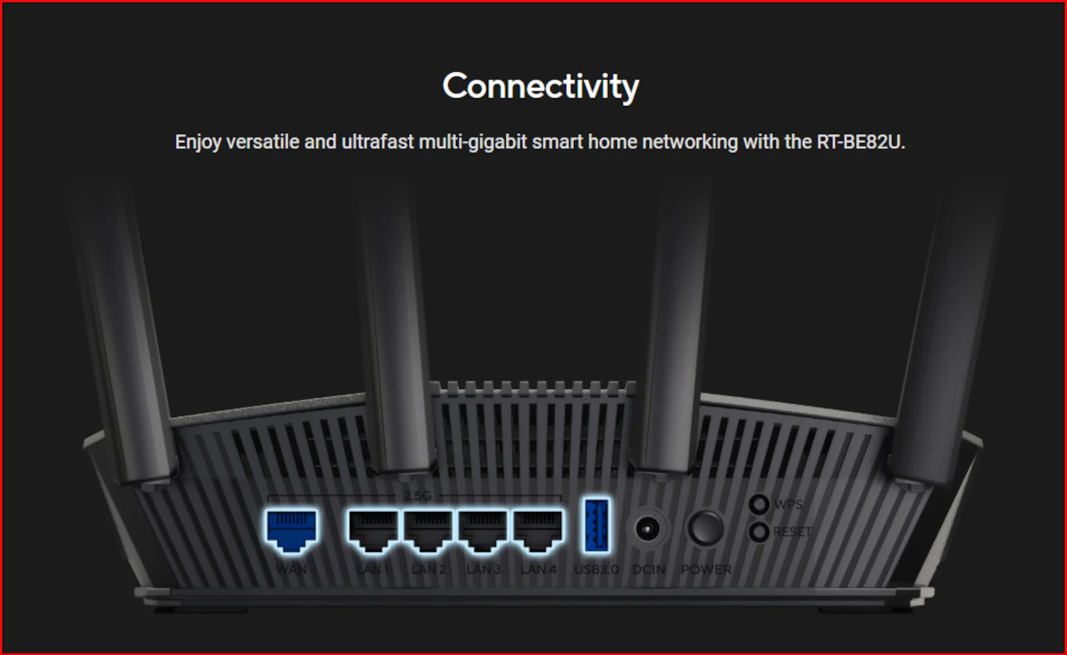 ASUS RT-BE82U Wi-Fi 7 Dual-Band 2.5GbE Router-Black - Image 4