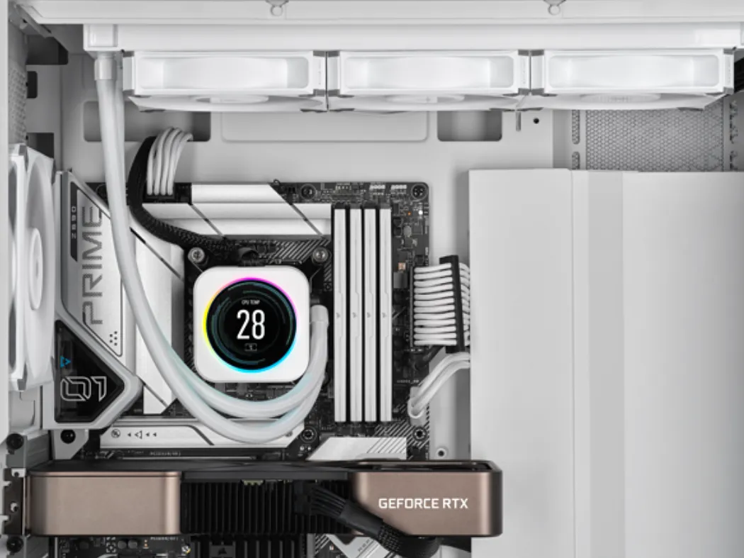 Corsair AF ELITE Series; AF140 ELITE WHITE; 140mm Fluid Dynamic Fan with AirGuide; Single Pack. - Image 4