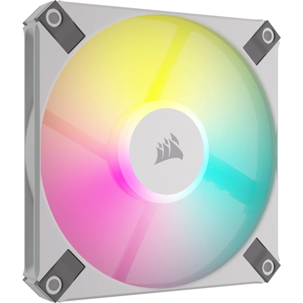 Corsair iCUE AF120 RGB SLIM 120mm PWM Fluid Dynamic Bearing Fan - White - Image 3