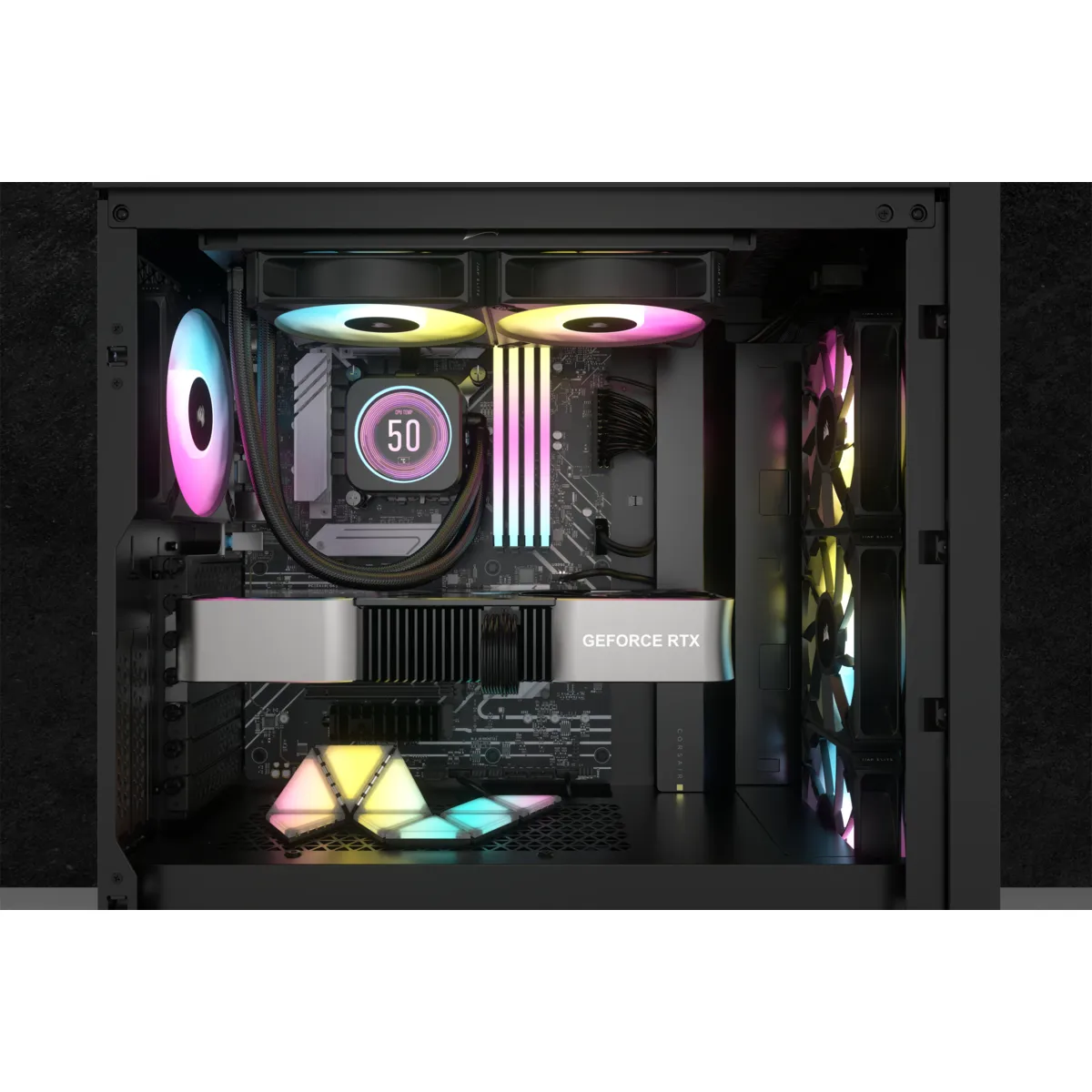 Corsair iCUE H100i ELITE LCD XT 240mm Liquid CPU Cooler AMD: AM5; AM3/4; sTRX4; sTR5 | Intel LGA: 1700/1851; 115X; 1200; 2011 - Image 9