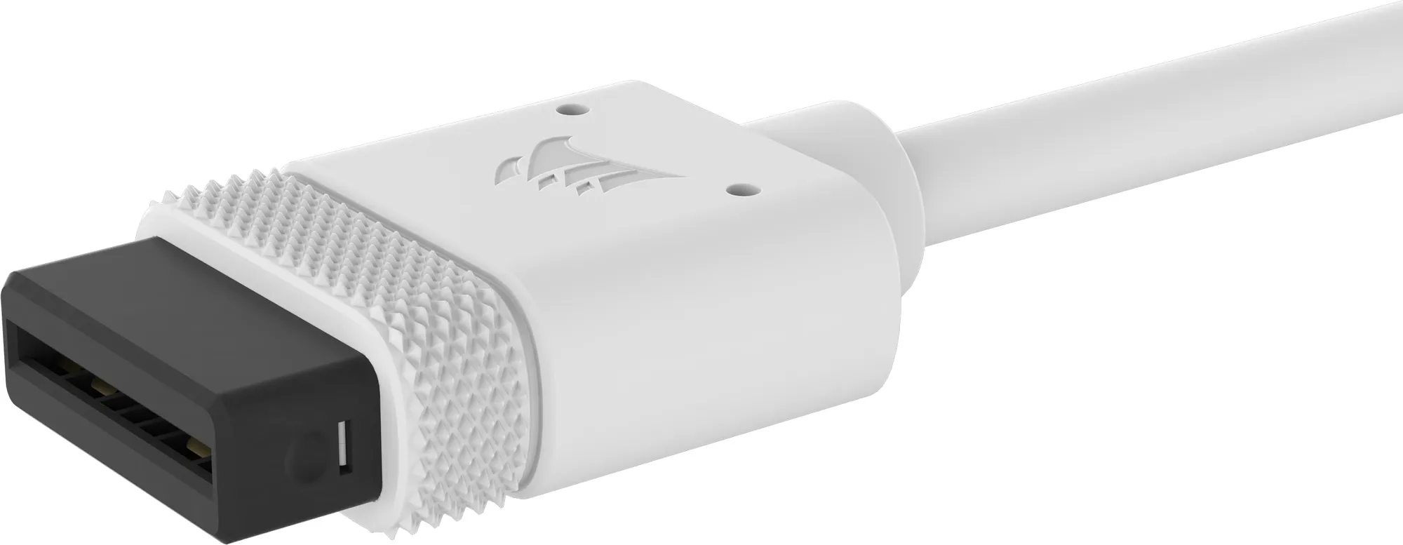 Corsair iCUE LINK Cable; 1x 600mm with Straight connectors; White - Image 3