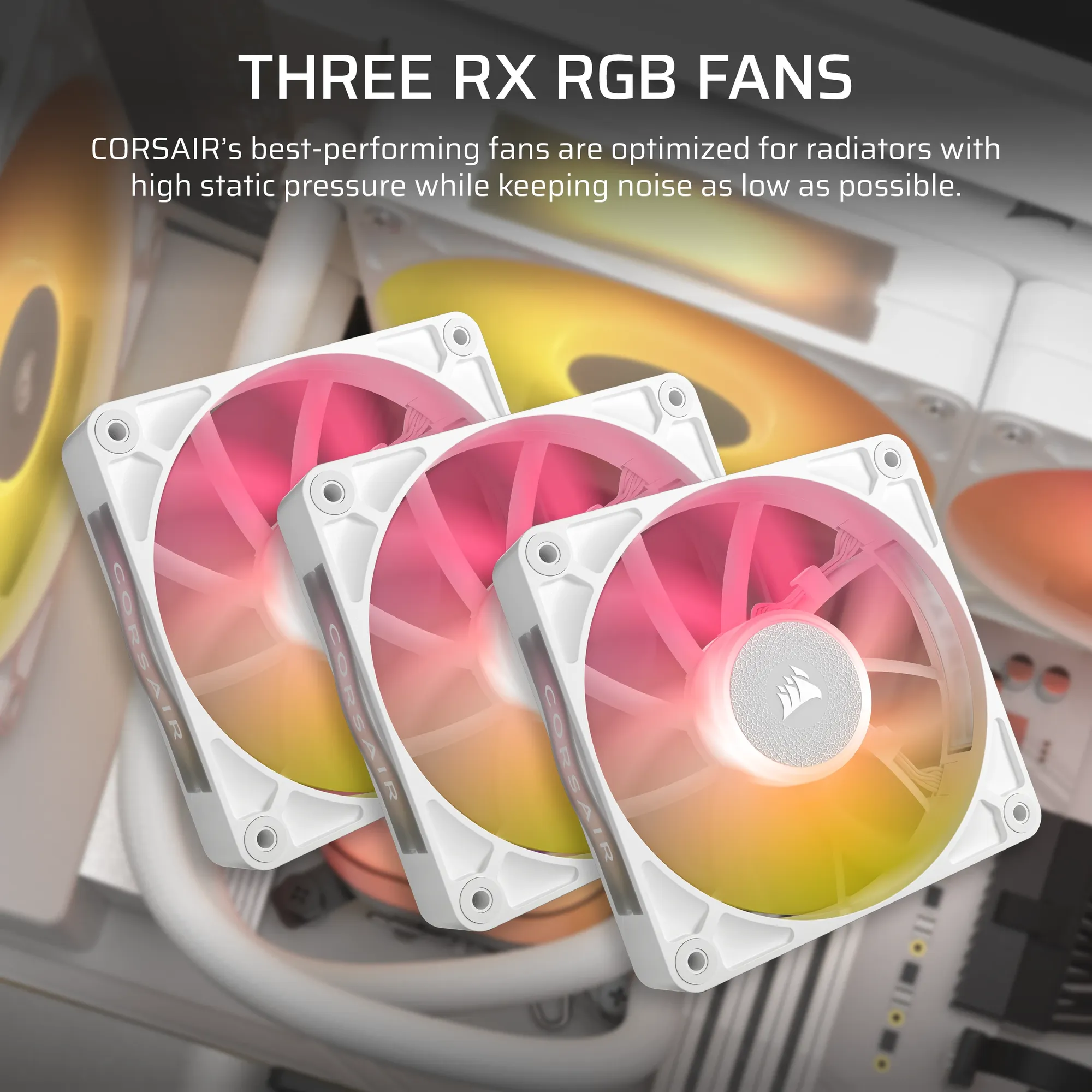 Corsair iCUE LINK TITAN 360 RX LCD Liquid CPU Cooler - White – RX120 RGB Fans – Fits Intel® LGA 1851/1700; AMD® AM5/AM4. - Image 11