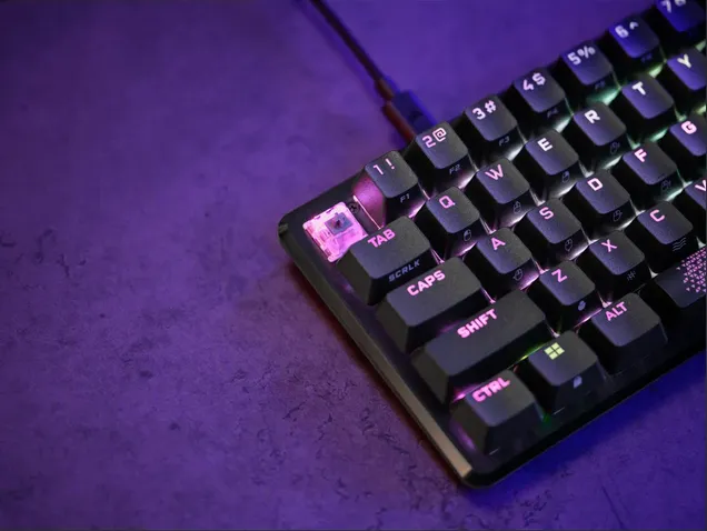 Corsair K65 PRO MINI RGB 65% Optical-Mechanical Gaming Keyboard - Corsair OPX switches - Black - Image 9
