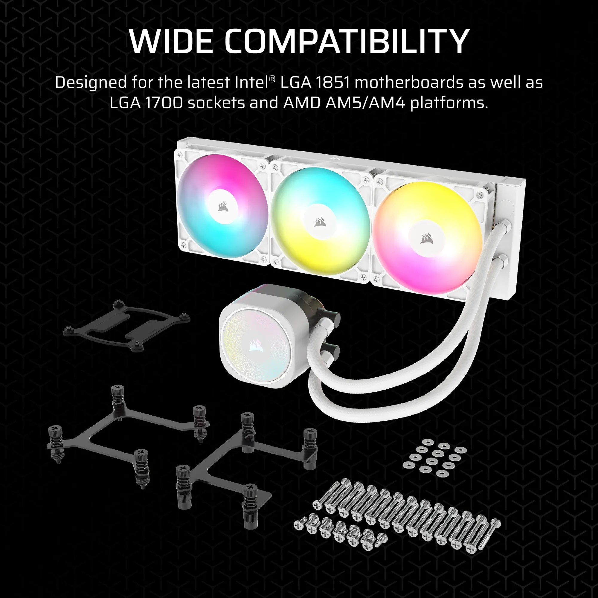 Corsair NAUTILUS 240 ARGB; 240mm Radiator; Liquid CPU Cooler;Intel® LGA 1851/1700; AMD® AM5/AM4 - Image 9