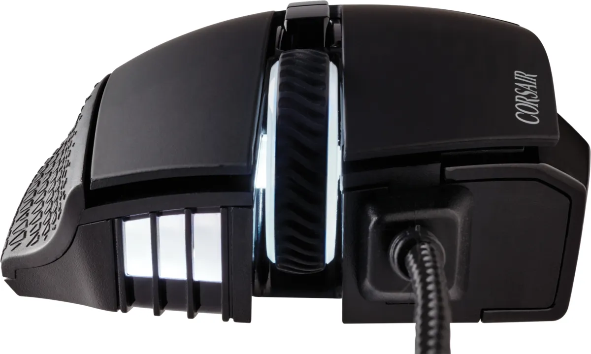 Corsair SCIMITAR ELITE RGB Optical MOBA/MMO Gaming Mouse; 18;000 DP; Black - Image 13