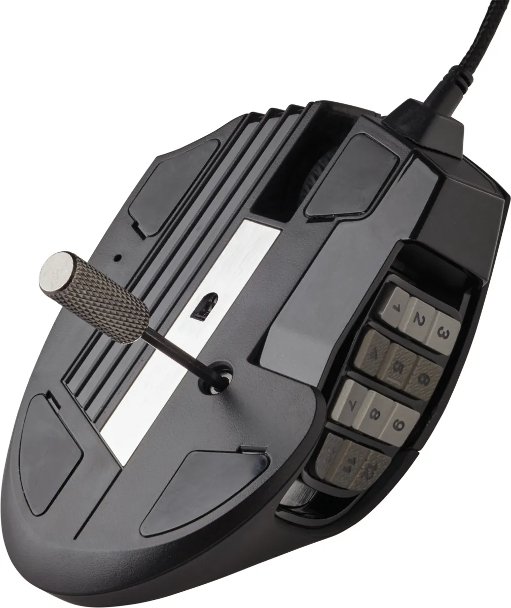 Corsair SCIMITAR ELITE RGB Optical MOBA/MMO Gaming Mouse; 18;000 DP; Black - Image 7