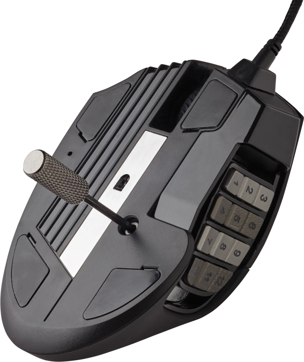 Corsair SCIMITAR ELITE RGB Optical MOBA/MMO Gaming Mouse; 18;000 DP; Black - Image 8