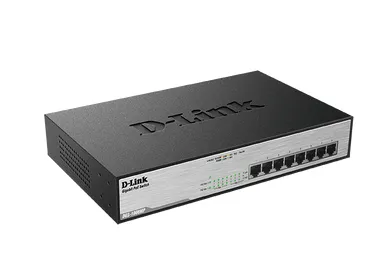 D-Link 8-Ports 10/100/1000Mbps Unmanaged Gigabit POE Switch (Metal Case; 8 x POE ports) - Image 4