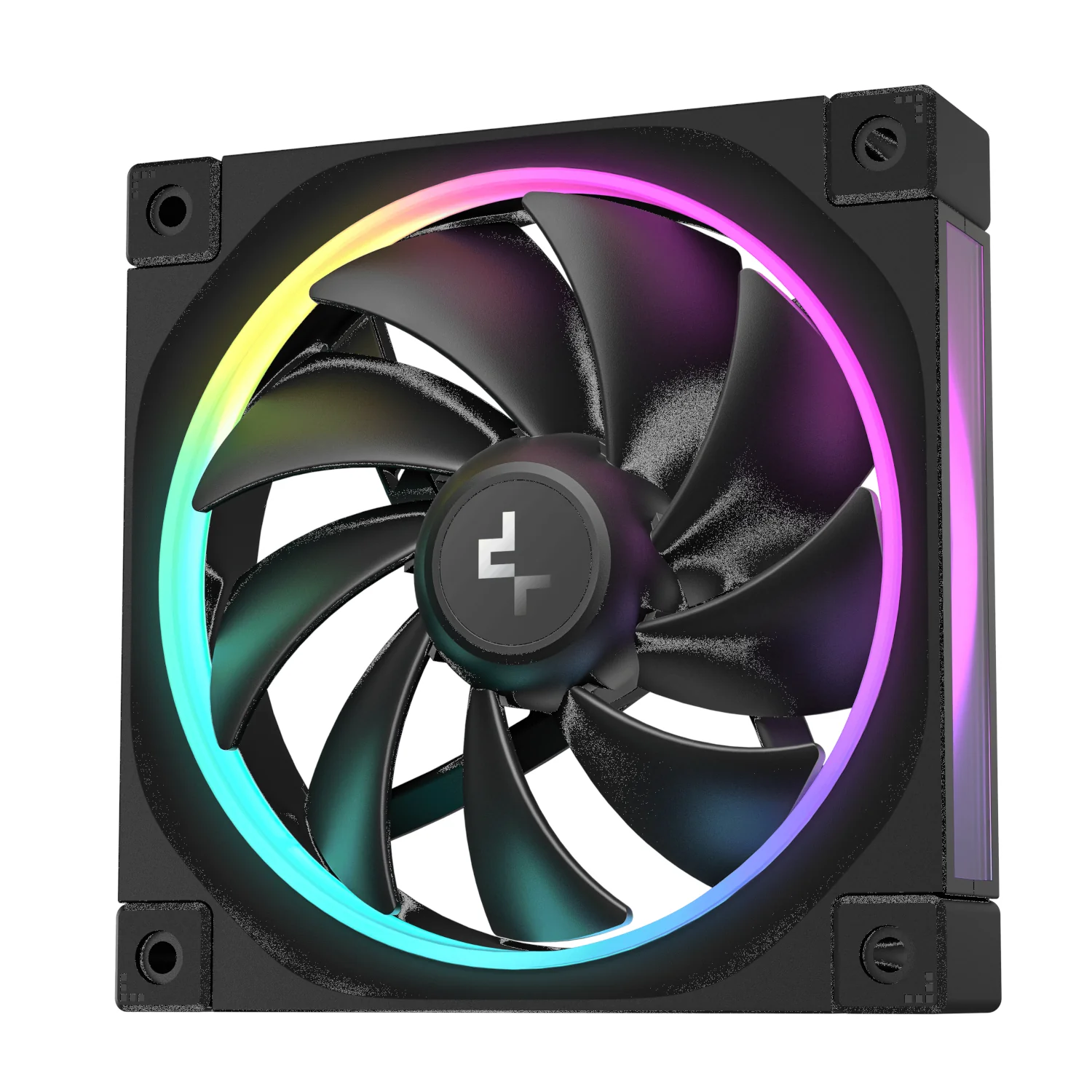DeepCool FL12 3-in-1 ARGB 120mm PWM 3 Fan Pack - Black - Image 2