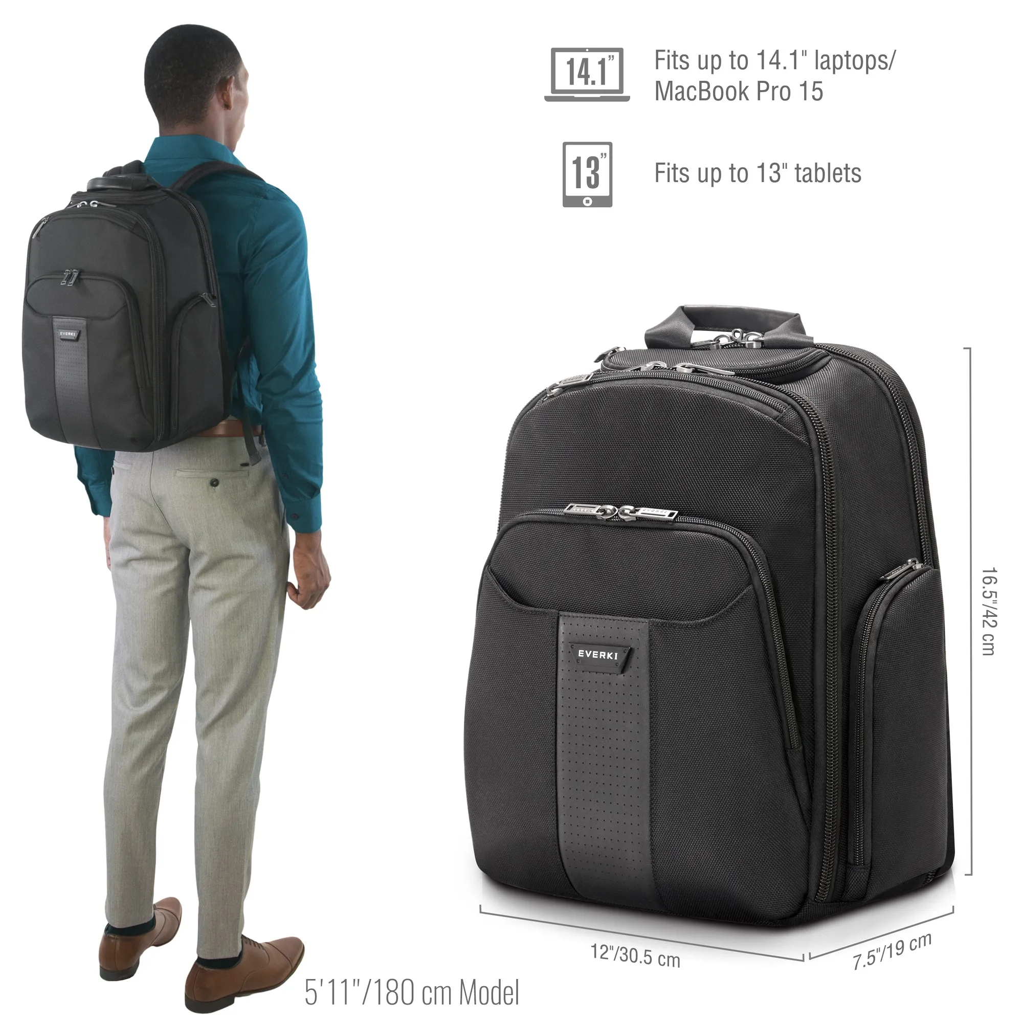 EVERKI EKP127B VERSA 2 15'' NOTEBOOK PACK - Image 20