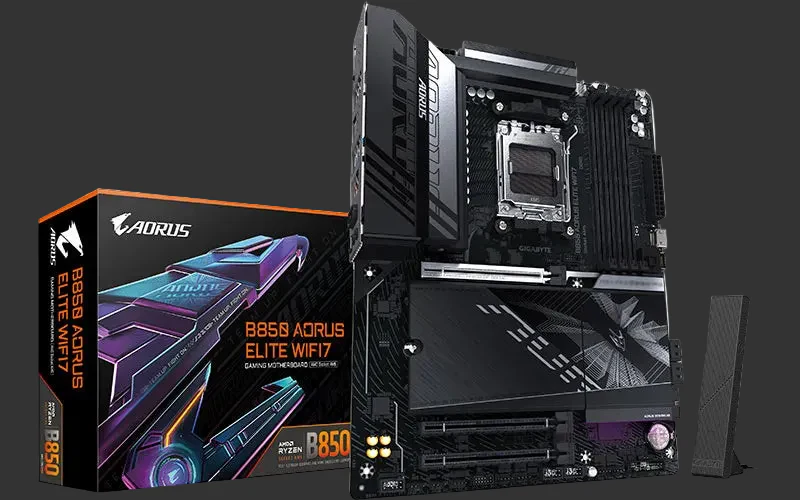 GIGABYTE AMD B850 Gaming Chipset for AMD AM5; 4x Dual DDR5; 3x M2; 1x HDMI 1x DP. .