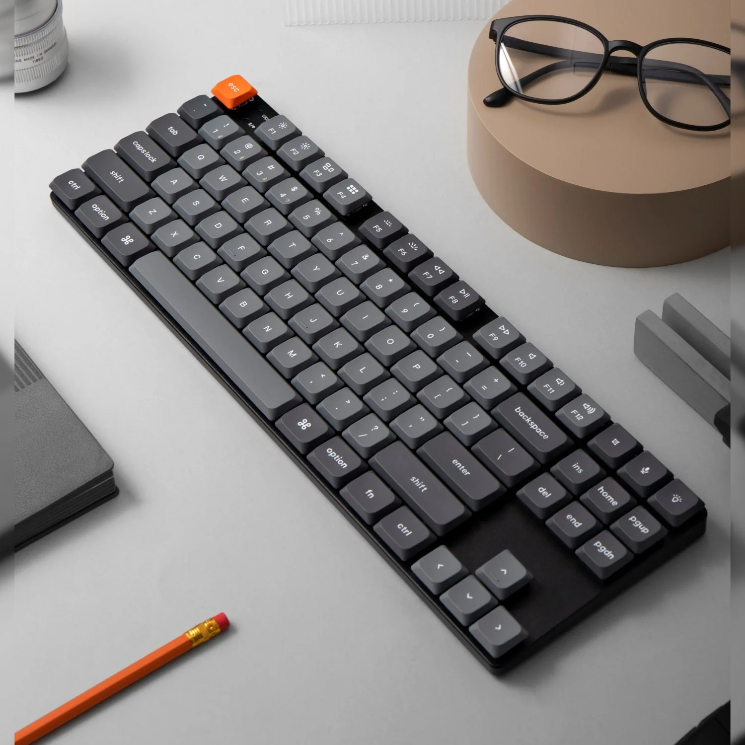 Keychron K1 Max QMK/VIA 80% Wireless Custom Mechanical Keyboard | BROWN Switches - Image 3