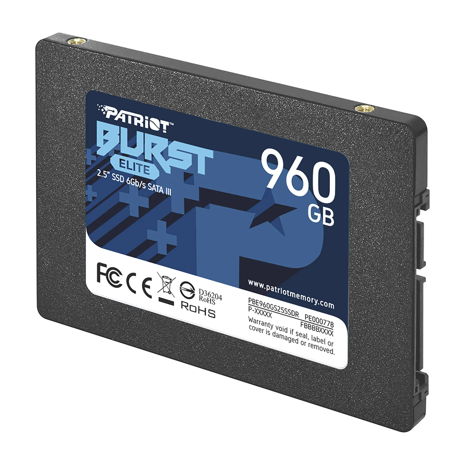 Patriot Burst Elite 960GB 2.5" SATA III SSD - Image 3