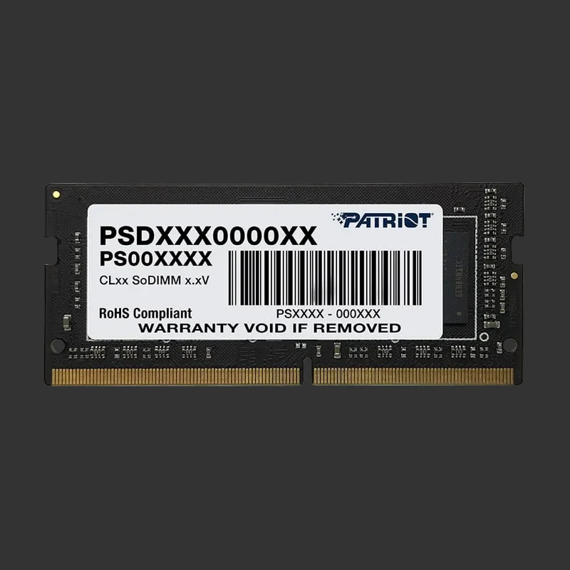 Patriot Signature Line 16GB 2666MHz DDR4 Dual Rank SODIMM Notebook Memory