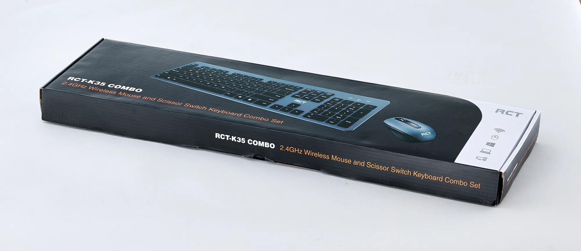 RCT-K35 Slimline Scissor Switch Wireless Keyboard and RCT-X850BK Wireless Mouse - Image 4
