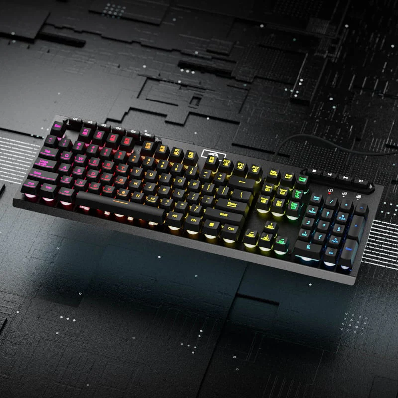 REDRAGON ADITYA Membrane Keyboard - Black - Image 4