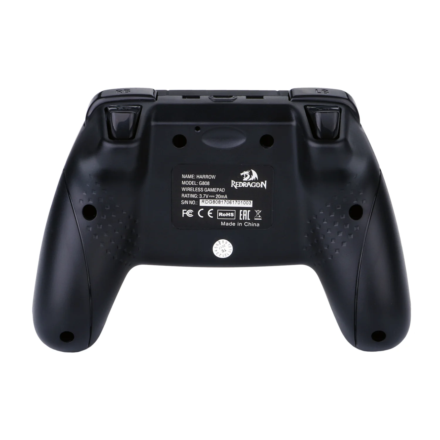 Redragon HARROW Wireless X/D-input(Digital/Analog) PC Controller - Black - Image 6