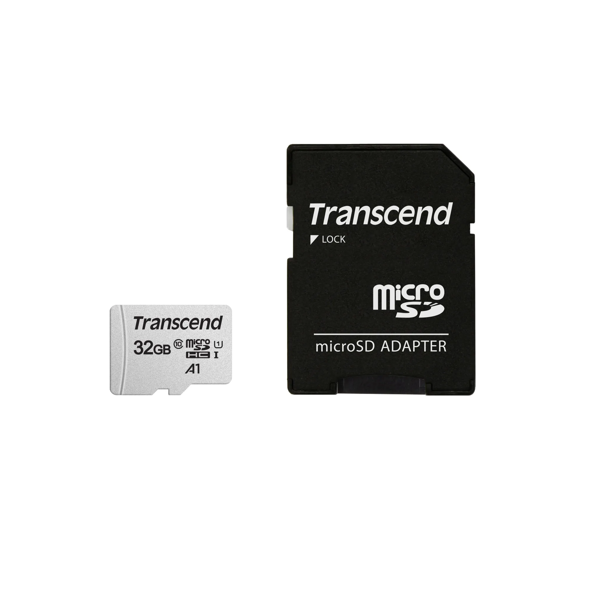 TRANSCEND 300S 32GB MICRO SD UHS-1 U1 CLASS10 - READ 95MB/S - WRITE 45MB/S WITH ADAPTOR -TLC - Image 3