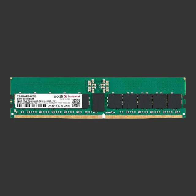 TRANSCEND 32GB DDR5-5600 REG-DIMM 2Rx8 2Gx8 CL46 1.1V