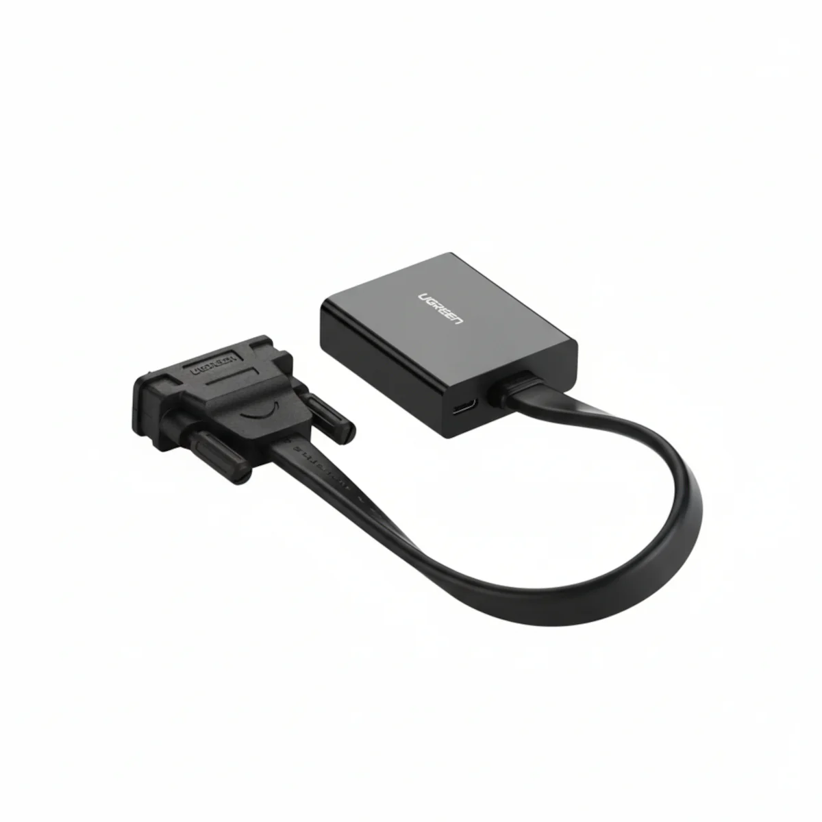 UGreen DVI-D 24+1 to VGA Active Video Adapter (Male to Female) – Black - Image 2