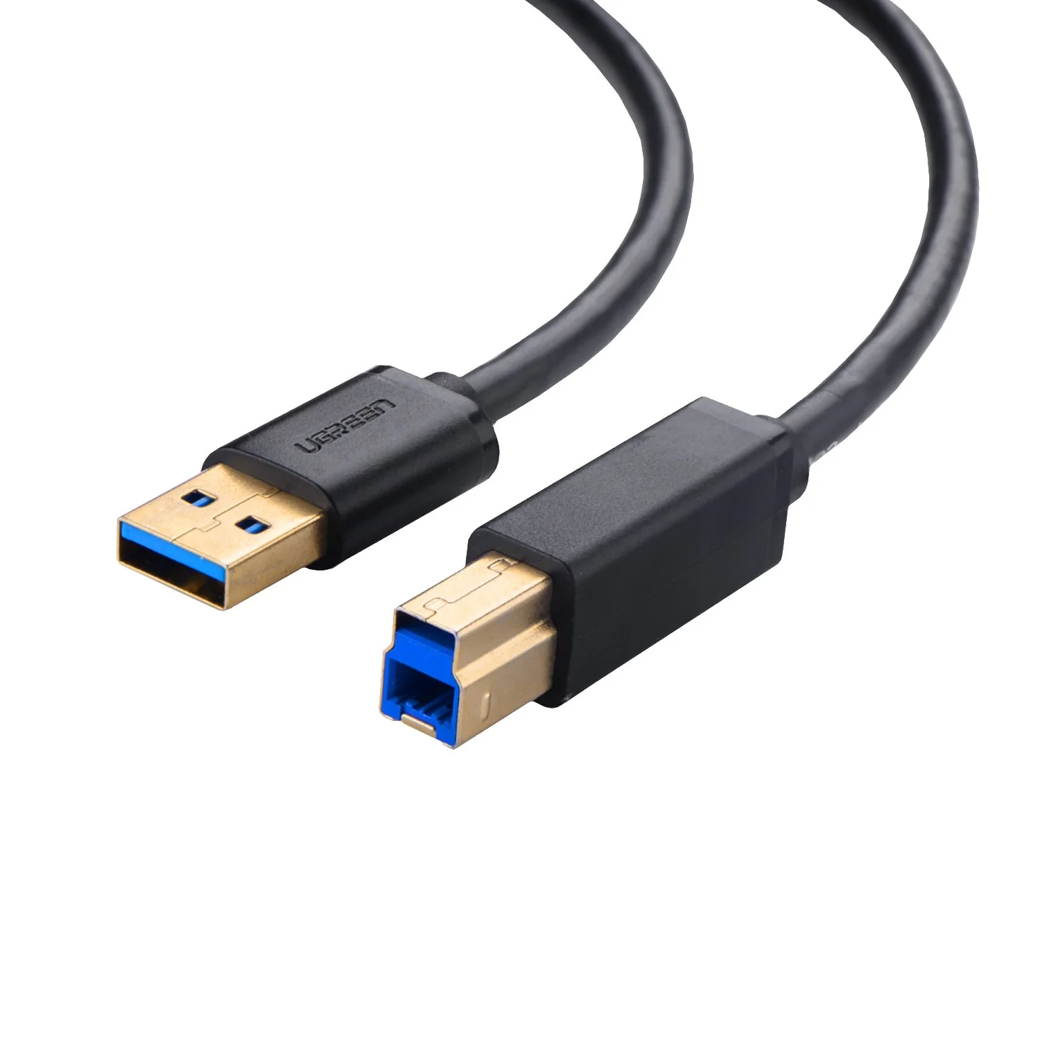 UGreen US210 USB-A Printer Cable 2M - Black - Image 2