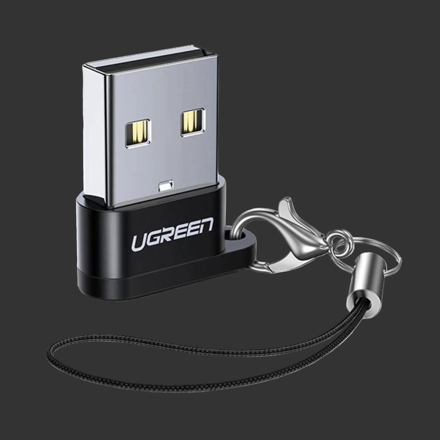 UGREEN USB A Male to USB Type-C Female Adapter (Black)