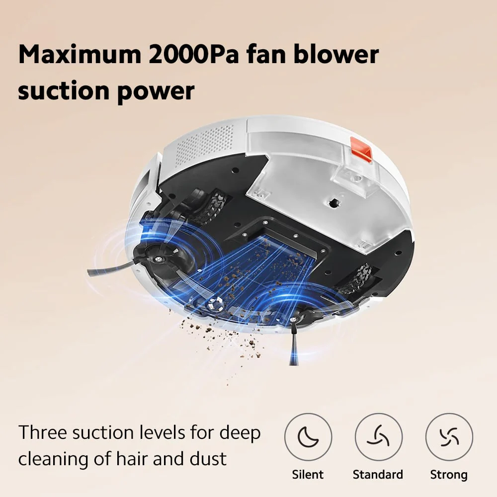 Xiaomi Robot Vacuum Mop E5 - White - Image 7